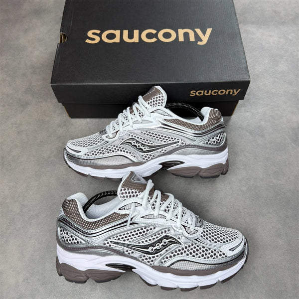 Saucony Pro Grid Omni 9 White Brown
